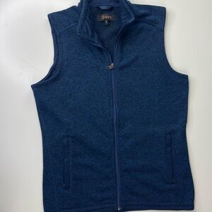 Quince Navy Sleeveless Fleece Vest Women’s Medium
